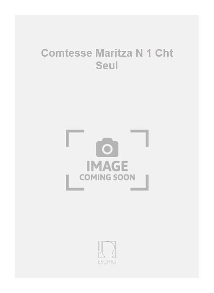 Comtesse Maritza N 1 Cht Seul